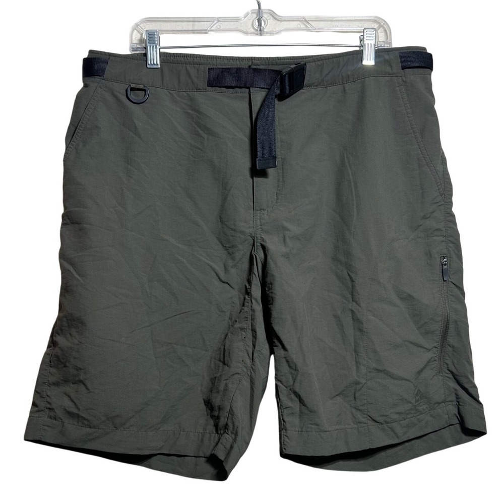 Nike ACG Mens Hiking Shorts Olive Green Webbing Belt Size 36